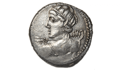 kosuke_dev 共和政ローマ イタリア リキニウス BC84年 デナリウス貨 極美品
