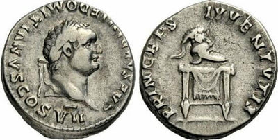 kosuke_dev ローマ帝国 ドミティアヌス 69-81年 デナリウス貨 美品