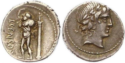 kosuke_dev 共和政ローマ マリウス 紀元前82-81年 デナリウス貨 美品+