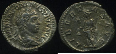 kosuke_dev ローマ帝国 アントニヌス・ピウス 218-222年 デナリウス貨 極美品