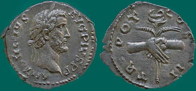 kosuke_dev ローマ帝国 アントニヌス・ピウス 139年 デナリウス貨 美品