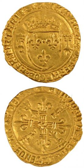kosuke_dev 中世フランス ヴァロワ朝 フランソワ1世 AD1515-1547年 エキュ金貨 美品