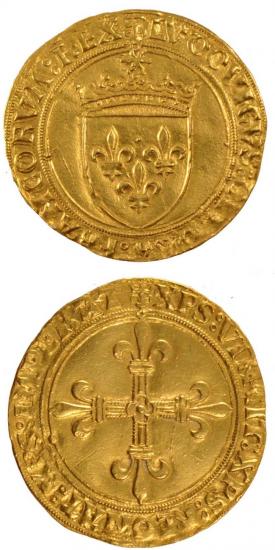 kosuke_dev 中世フランス ヴァロワ朝 ルイ12世 AD1498-1515年 エキュ金貨 美品