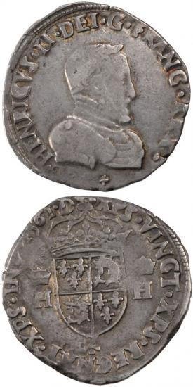 kosuke_dev 中世フランス ヴァロワ朝 シャルル9世 AD1560-1574年 1561年Z テストン銀貨 美品