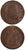 kosuke_dev 中世フランス ブルボン朝 ルイ16世 AD1774-1792年 1791年 ソル 銅貨 準未使用+