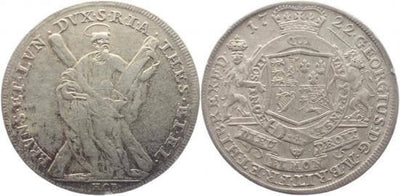 kosuke_dev ハノーバー 1722年 ブラウンシュヴァイク王国 ゲオルグ1世 ターレル銀貨 美品+
