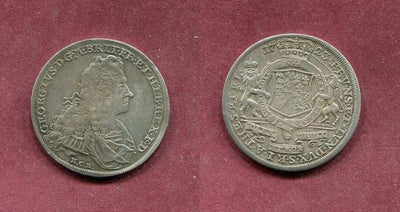 kosuke_dev ハノーバー 1723年 ブラウンシュヴァイク王国 ゲオルグ1世 ターレル銀貨 美品