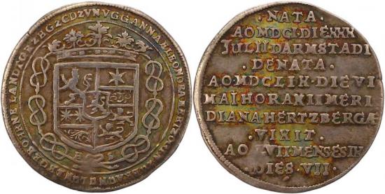 kosuke_dev ハノーバー 1659年 ブラウンシュヴァイク=カレンベルク ゲオルク・ヴィルヘルム 1/4ターレル銀貨 美品
