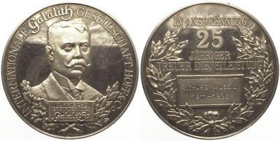 kosuke_dev ハノーバー 1911-1936年 タウンメダル ホフ＆カンパニー ヴィルヘルム・クリシェ 銀貨 未使用