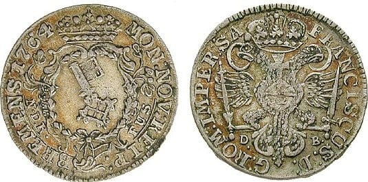 kosuke_dev ドイツ ブレーメン 1764年 6グロート 銀貨 美品+