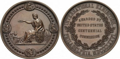 kosuke_dev アメリカ 1876年 メダリスト ミッチェル 記念硬貨 未使用-極美品