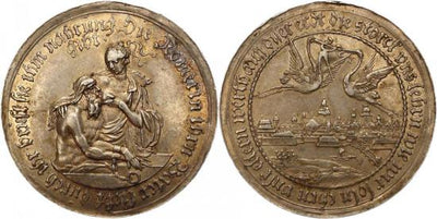 kosuke_dev ザクセン アルベルティン ヨハン・ゲオルク1世 1615-1656年 1626年 銀メダル 極美品