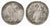 kosuke_dev ブランズウィック アウグスト・ヴィルヘルム 1714-1731年 1725年 1/2ターレル 銀貨 美品