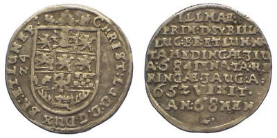 kosuke_dev ブラウンシュヴァイク ユリウス・エルンスト 1652年 1/24 ターレル 銀貨 美品