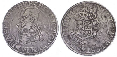 ブラウンシュヴァイク ヘンリー ヤンガー 1514-1568年 1561年 ターレル 銀貨 美品