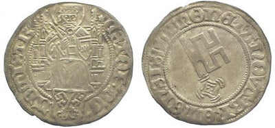 kosuke_dev ブラウンシュヴァイク ブレーメン クリストフ大司教 1512年 4マルク 銀貨 極美品-美品