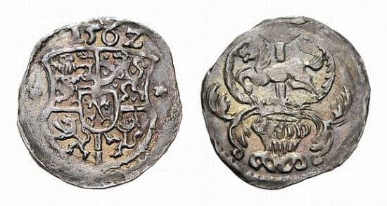 ブラウンシュヴァイク ミンデン ジョージ 1554-1566年 1562年 銀貨 極美品-美品