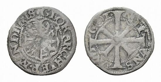 ブラウンシュヴァイク ミンデン ジョージ 1554-1566年 銀貨 美品