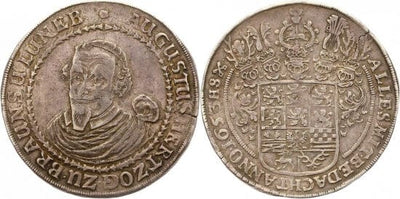 kosuke_dev ブラウンシュヴァイク アウグスト2世 1635-1666年 1653年 ターレル 銀貨 美品