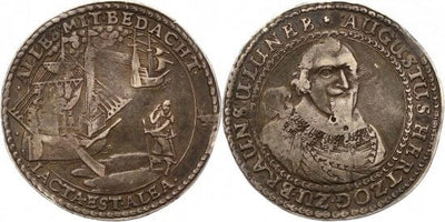 ブラウンシュヴァイク アウグスト2世 1635-1666年 ターレル 銀貨 美品
