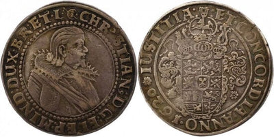 ブラウンシュヴァイク ミンデン クリスチャン 1611-1633年 1620年 ターレル 銀貨 美品