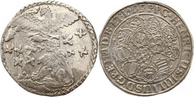 kosuke_dev ブラウンシュヴァイク ハインリヒ・ユリウス 1589-1613年 1599年 スズメバチ ターレル 銀貨 極美品-美品