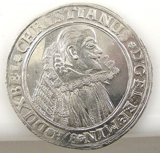 kosuke_dev ブラウンシュヴァイク クリスティアン ツェレ クラウス 1624年 1 ターレル 銀貨 未使用-極美品