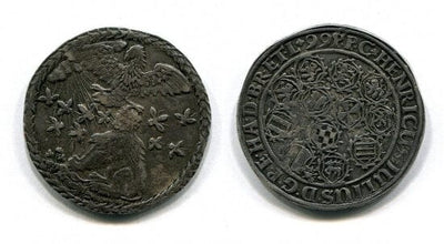 kosuke_dev ブラウンシュヴァイク ハインリヒ・ユリウス 1589-1613年 1599年 ターレル 銀貨 美品