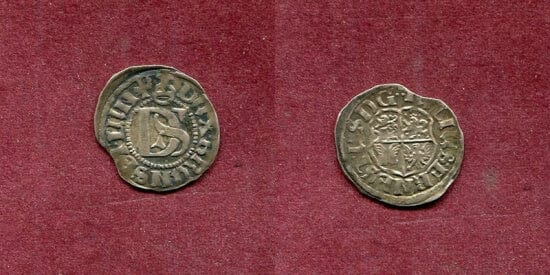 ブラウンシュヴァイク ユリウス・エルンスト 1598-1636年 ダブルシリング 銀貨 美品