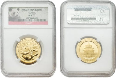 kosuke_dev NGC 中国 パンダ 2006年 200元 金貨 MS70