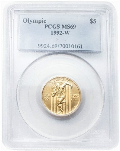 kosuke_dev 【PCGS MS69】アメリカ バルセロナオリンピック 5ドル金貨 プルーフ 1992年