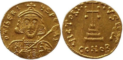kosuke_dev ビザンツ帝国 ティベリオス3世 698-705年 ソリダス 金貨 極美品