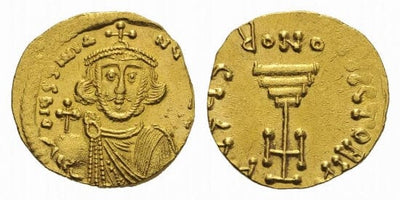 kosuke_dev ビザンツ帝国 ユスティニアヌス2世 685-695年 ソリダス 金貨 極美品