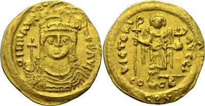 kosuke_dev ビザンツ帝国 コンスタンティノープル モーリスティベリウス 582-602年 ソリダス 金貨