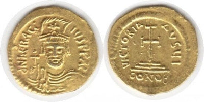 kosuke_dev ビザンツ帝国 ヘラクレイオス コンスタンティヌス 610-641年 ソリダス 金貨 極美品