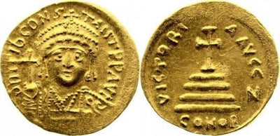 kosuke_dev ビザンツ帝国 ティベリウス2世コンスタンティン 578-582年 ソリダス 金貨