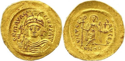 kosuke_dev ビザンツ帝国 ティベリウス2世 582-602年 ソリダス 金貨 美品