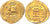 ビザンツ帝国 コンスタンティヌス4世 668-685年 トレミシス 金貨 極美品-美品