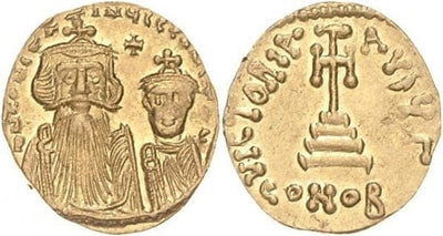 kosuke_dev ビザンツ帝国 コンスタンス2世 コンスタンティヌス4世 654-668年 ソリダス 金貨 極美品