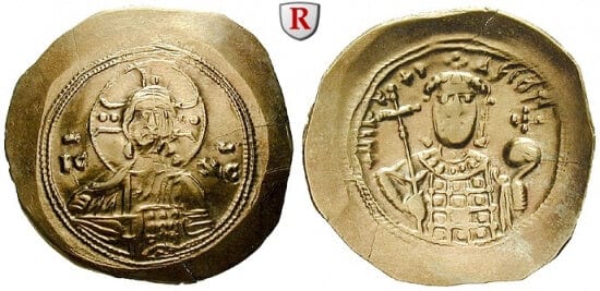 ビザンツ帝国 ニケフォロス3世ボタネイアテス 1078-1081年 ヒスタメノン･ノミスマ 金貨 極美品