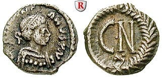 kosuke_dev ビザンツ帝国 ユスティニアヌス1世 1/2シリカ 552-565年 美品/美品+