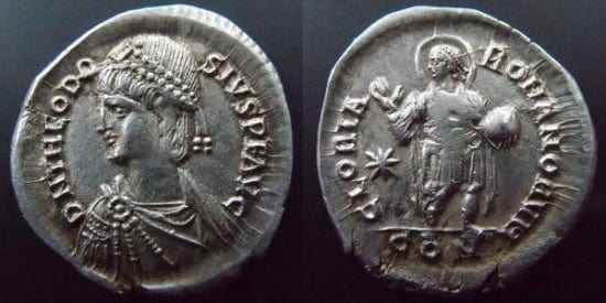kosuke_dev ビザンツ帝国 テオドシウス2世 408-420年 極美品