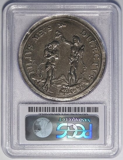 PCGS トスカーナ コジモ3世 1676年 ピアストル 銀貨 VF アンティークコインギャラリア