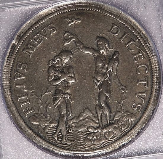 PCGS トスカーナ コジモ3世 1676年 ピアストル 銀貨 VF | アンティーク