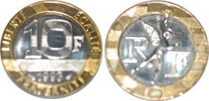 kosuke_dev 【PCGS PR68DCAM】フランス 10フラン硬貨 1993年 プルーフ