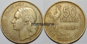kosuke_dev 【PCGS AU58】フランス 50フラン硬貨 1958年