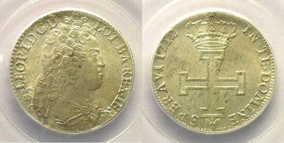 kosuke_dev PCGS ロレーヌ公国 レオポルド1世 1712年 テストン 銀貨 MS61