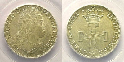 kosuke_dev PCGS ロレーヌ公国 レオポルド1世 1711年 テストン 銀貨 AU58