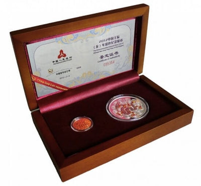 kosuke_dev 中国 ドラゴン 2012年 50元金貨 10元銀貨 コインセット プルーフ