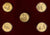 kosuke_dev 中国 古代科技発明記念幣 1993年 50元 金貨 5枚セット プルーフ